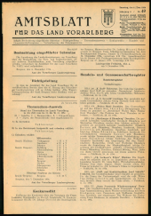 Amtsblatt für das Land Vorarlberg 19541211 Seite: 1