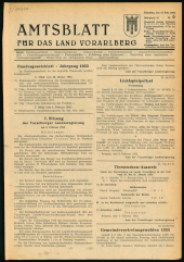 Amtsblatt für das Land Vorarlberg 19550212 Seite: 1