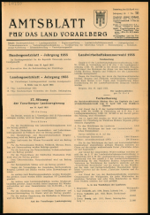 Amtsblatt für das Land Vorarlberg