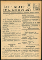 Amtsblatt für das Land Vorarlberg 19550514 Seite: 1