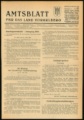 Amtsblatt für das Land Vorarlberg 19550625 Seite: 1