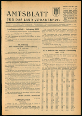 Amtsblatt für das Land Vorarlberg 19550827 Seite: 1