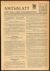 Amtsblatt für das Land Vorarlberg