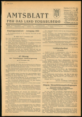 Amtsblatt für das Land Vorarlberg 19551119 Seite: 1