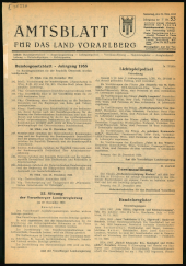 Amtsblatt für das Land Vorarlberg 19551231 Seite: 1