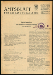 Amtsblatt für das Land Vorarlberg 1955bl01 Seite: 1