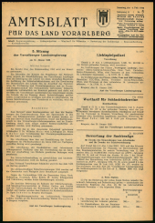 Amtsblatt für das Land Vorarlberg 19560204 Seite: 1