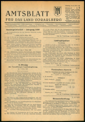 Amtsblatt für das Land Vorarlberg 19560211 Seite: 1