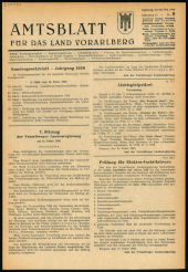 Amtsblatt für das Land Vorarlberg 19560225 Seite: 1