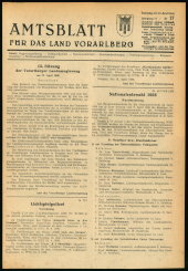 Amtsblatt für das Land Vorarlberg 19560421 Seite: 1