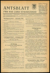 Amtsblatt für das Land Vorarlberg 19560428 Seite: 1