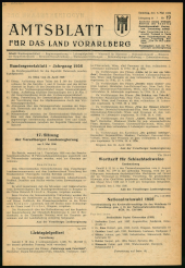 Amtsblatt für das Land Vorarlberg 19560505 Seite: 1