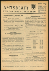 Amtsblatt für das Land Vorarlberg 19560901 Seite: 1