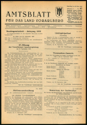 Amtsblatt für das Land Vorarlberg 19560929 Seite: 1