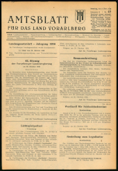 Amtsblatt für das Land Vorarlberg 19561103 Seite: 1