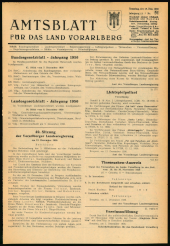 Amtsblatt für das Land Vorarlberg 19561215 Seite: 1