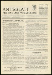 Amtsblatt für das Land Vorarlberg 19570126 Seite: 1