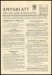 Amtsblatt für das Land Vorarlberg 19570202 Seite: 1