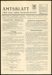 Amtsblatt für das Land Vorarlberg 19570302 Seite: 1