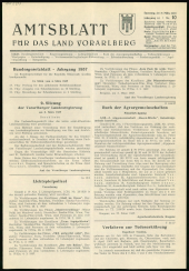 Amtsblatt für das Land Vorarlberg 19570309 Seite: 1