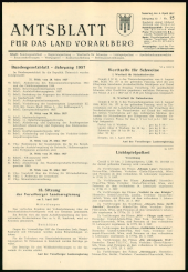 Amtsblatt für das Land Vorarlberg 19570406 Seite: 1