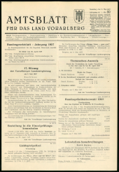 Amtsblatt für das Land Vorarlberg 19570511 Seite: 1