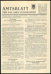 Amtsblatt für das Land Vorarlberg 19570601 Seite: 1