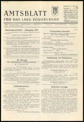 Amtsblatt für das Land Vorarlberg