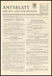 Amtsblatt für das Land Vorarlberg 19571102 Seite: 1