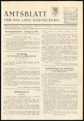 Amtsblatt für das Land Vorarlberg 19571109 Seite: 1