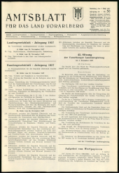 Amtsblatt für das Land Vorarlberg 19571207 Seite: 1