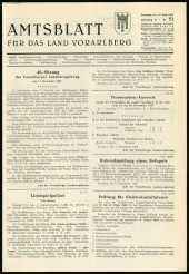 Amtsblatt für das Land Vorarlberg 19571214 Seite: 1