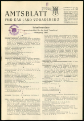 Amtsblatt für das Land Vorarlberg 1957bl01 Seite: 1