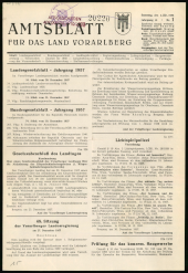 Amtsblatt für das Land Vorarlberg 19580104 Seite: 1