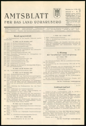 Amtsblatt für das Land Vorarlberg 19580111 Seite: 1