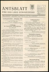 Amtsblatt für das Land Vorarlberg 19580118 Seite: 1