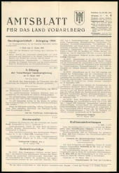 Amtsblatt für das Land Vorarlberg 19580125 Seite: 1