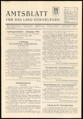 Amtsblatt für das Land Vorarlberg 19580201 Seite: 1