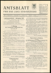 Amtsblatt für das Land Vorarlberg 19580222 Seite: 1