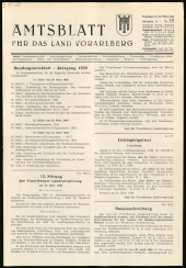 Amtsblatt für das Land Vorarlberg 19580329 Seite: 1