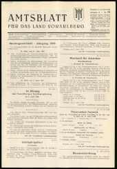 Amtsblatt für das Land Vorarlberg 19580412 Seite: 1