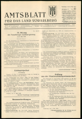 Amtsblatt für das Land Vorarlberg 19580517 Seite: 1