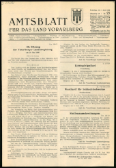 Amtsblatt für das Land Vorarlberg 19580607 Seite: 1