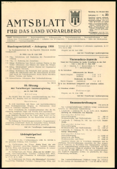 Amtsblatt für das Land Vorarlberg 19580628 Seite: 1