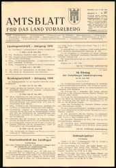 Amtsblatt für das Land Vorarlberg 19580705 Seite: 1