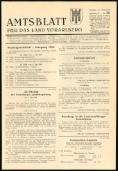 Amtsblatt für das Land Vorarlberg 19580712 Seite: 1