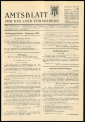 Amtsblatt für das Land Vorarlberg 19580719 Seite: 1