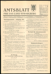 Amtsblatt für das Land Vorarlberg 19580802 Seite: 1