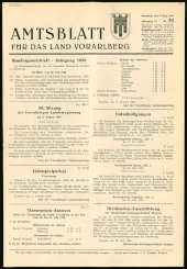 Amtsblatt für das Land Vorarlberg 19580809 Seite: 1