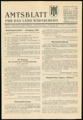 Amtsblatt für das Land Vorarlberg 19580830 Seite: 1